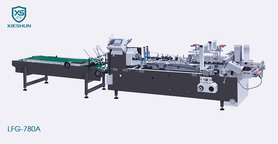 Rett linje automatisk mappelimemaskin